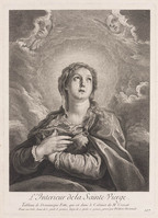 KG 14647
<br/>
Maria in gebed
<br/>
<em>Hortemels, Frederic Eustache (1680/88-1738)</em>